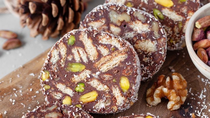 Chocolate Salami Barfi